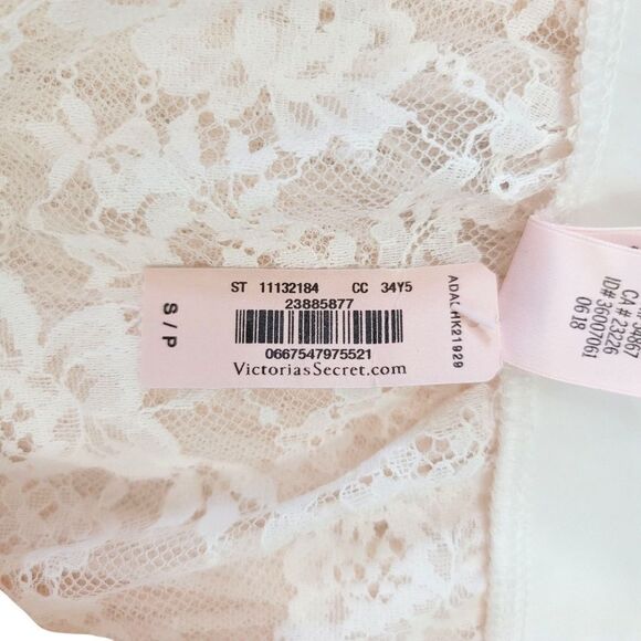 New Victoria's Secret Micro Pleat Sheer Mesh and Lace Skirt in Ballet Pink Small - Picture 9 of 12